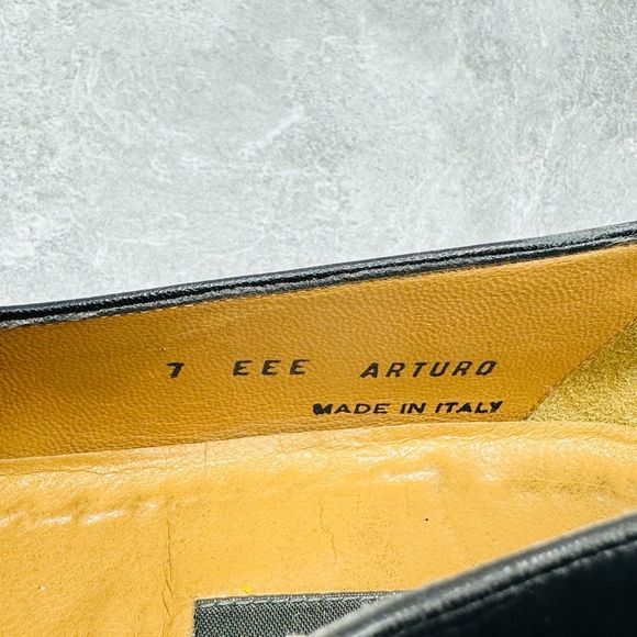 Vintage Bally Tassel Leather Loafers Dress Shoes Size 7 eee - Picture 12 of 13